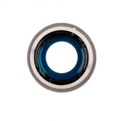 Camera Lens Glass With Frame For Apple Iphone Se 3rd Gen 2022 White By - Maxbhi Com