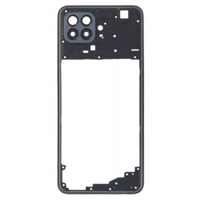 Middle Frame Ring Only For Oppo A93 Black By - Maxbhi Com