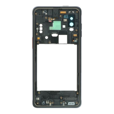Middle Frame Ring Only For Samsung Galaxy Xcover Pro White By - Maxbhi Com