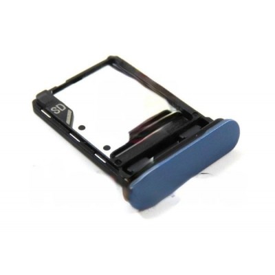 Sim Card Holder Tray For Sony Xperia 5 V Blue - Maxbhi Com