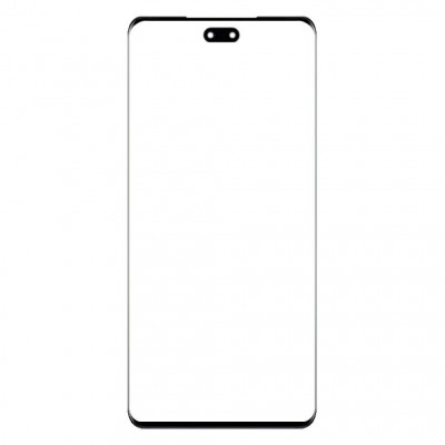 Replacement Front Glass For Xiaomi Civi 3 Black By - Maxbhi Com
