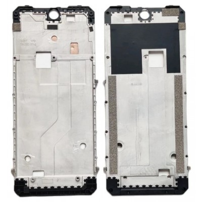 Lcd Frame Middle Chassis For Oukitel Wp19 White By - Maxbhi Com