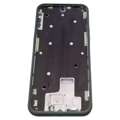 Lcd Frame Middle Chassis For Nokia Xr21 Black By - Maxbhi Com