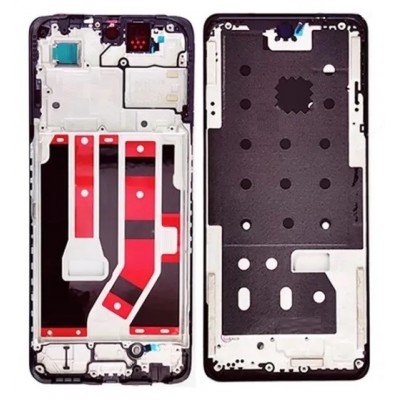 Lcd Frame Middle Chassis For Oppo A1 5g Blue By - Maxbhi Com