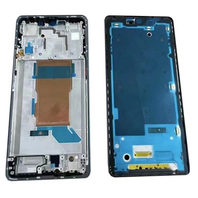 Lcd Frame Middle Chassis For Xiaomi Redmi Note 12 Turbo White By - Maxbhi Com