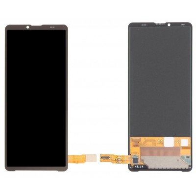 Lcd With Touch Screen For Sony Xperia 10 V Black By - Maxbhi Com