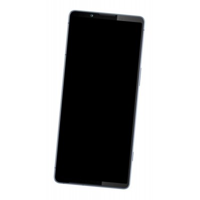 Lcd Frame Middle Chassis For Sony Xperia 5 V Black By - Maxbhi Com