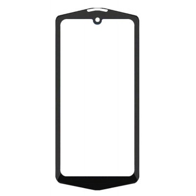 Replacement Front Glass For Unihertz Ticktock 5g Black By - Maxbhi Com