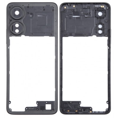 Middle Frame Ring Only For Xiaomi Redmi 13c Black By - Maxbhi Com