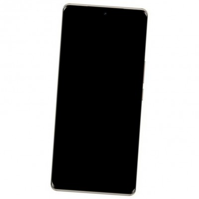 Camera Lens Glass with Frame for Vivo S17e Black