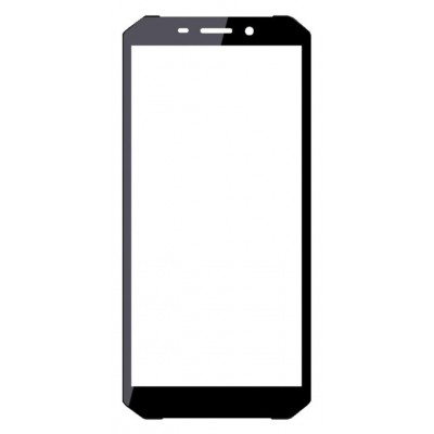 Replacement Front Glass For Oukitel Wp18 Pro Black By - Maxbhi Com