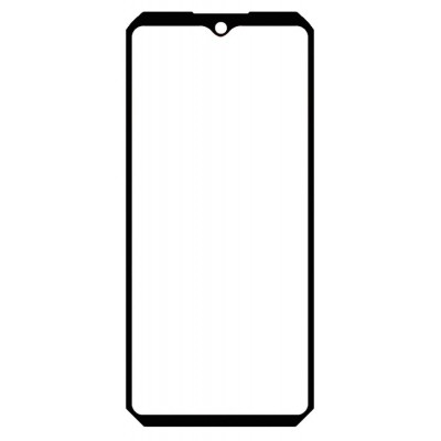 Replacement Front Glass For Oukitel Wp26 Black By - Maxbhi Com