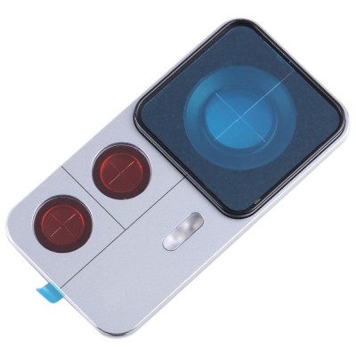 Camera Lens Glass With Frame For Xiaomi 12t Pro 5g Silver By - Maxbhi Com