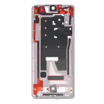 Lcd Frame Middle Chassis For Huawei P50 Pro Pink By - Maxbhi Com