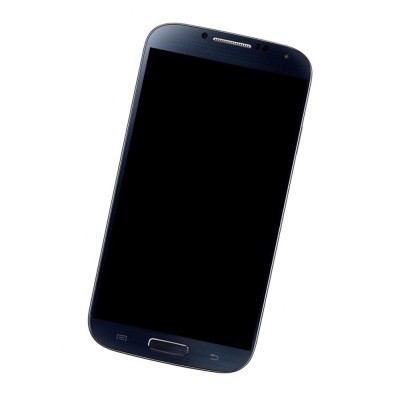 Camera Lens Glass with Frame for Samsung I9500 Galaxy S4 Blue