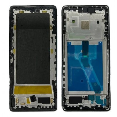 Lcd Frame Middle Chassis For Lava Agni 2 5g Purple By - Maxbhi Com