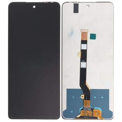 LCD with Touch Screen for Infinix Hot 30 Black