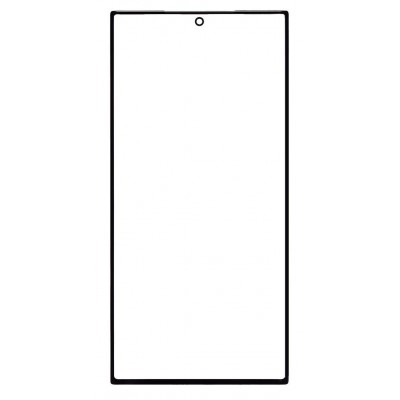 Replacement Front Glass For Samsung Galaxy S23 Ultra Black By - Maxbhi Com
