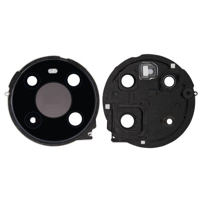 Camera Lens Glass with Frame for Huawei Mate 40 Black