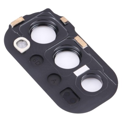 Camera Lens Glass With Frame For Oppo Reno 4 Pro 5g Black By - Maxbhi Com