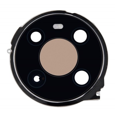 Camera Lens Glass With Frame For Huawei Mate 40 Silver By - Maxbhi Com