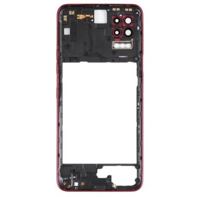 Middle Frame Ring Only For Lg Q52 Red By - Maxbhi Com