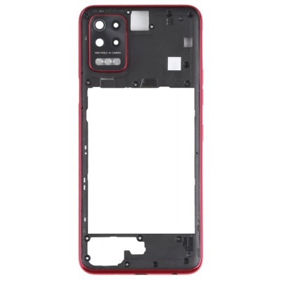 Middle Frame Ring Only For Lg Q52 Red By - Maxbhi Com