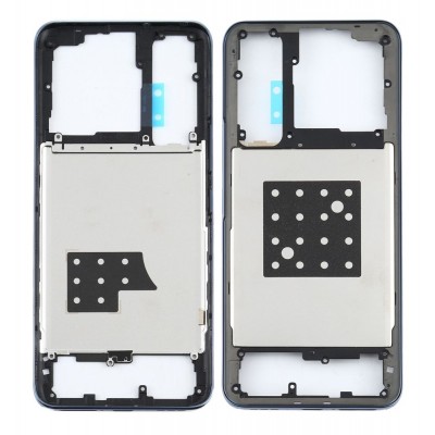 Middle Frame Ring Only For Vivo Y73s Black By - Maxbhi Com