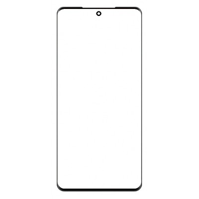 Replacement Front Glass For Oppo Find X6 Pro Black By - Maxbhi Com