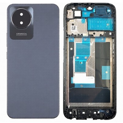 Full Body Housing For Vivo Y02a Black - Maxbhi Com