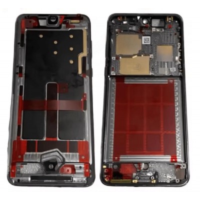 Lcd Frame Middle Chassis For Huawei P60 White By - Maxbhi Com