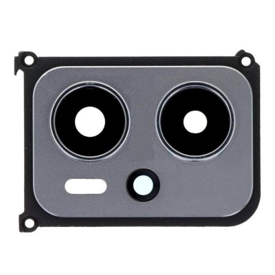 Camera Lens Glass With Frame For Xiaomi Redmi Note 11t Pro 5g Black By - Maxbhi Com