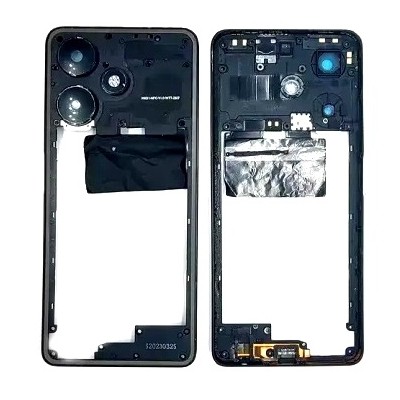 Middle Frame Ring Only For Infinix Hot 30 White By - Maxbhi Com