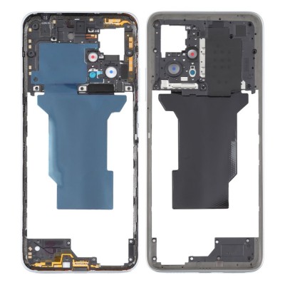 Middle Frame Ring Only For Xiaomi Redmi Note 11t Pro 5g Silver By - Maxbhi Com