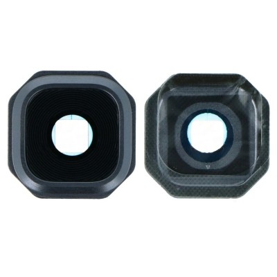 Camera Lens Glass With Frame For Samsung Galaxy A9 2016 Black By - Maxbhi Com