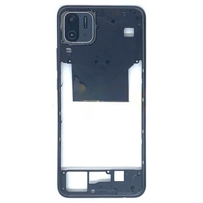 Middle Frame Ring Only For Oppo A16k Black By - Maxbhi Com