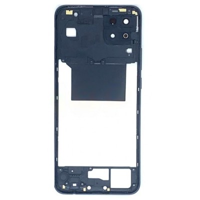 Middle Frame Ring Only For Oppo A16k Black By - Maxbhi Com