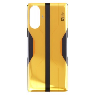Back Panel Cover For Xiaomi Redmi K40 Gaming Edition 5g Yellow - Maxbhi Com