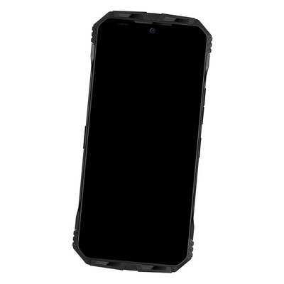 Camera Lens Glass with Frame for Doogee V30T Black
