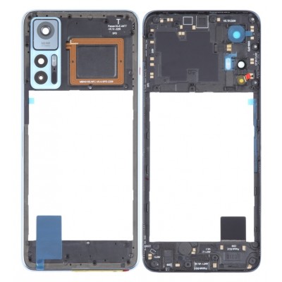 Middle Frame Ring Only For Tcl 30 Plus Blue By - Maxbhi Com