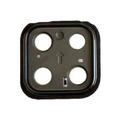 Camera Lens Glass With Frame For Realme Q2i Black By - Maxbhi Com