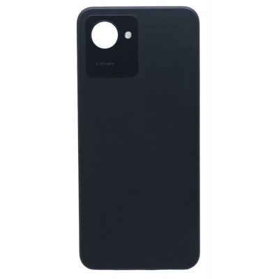 Back Panel Cover For Realme C30s Black - Maxbhi Com