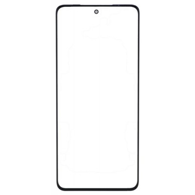 Replacement Front Glass For Motorola Edge 40 Black By - Maxbhi Com