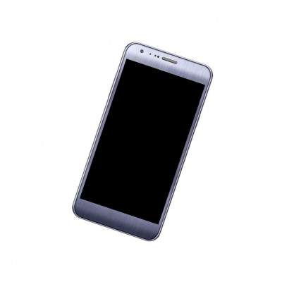 Camera Lens Glass with Frame for LG X cam K580 Silver
