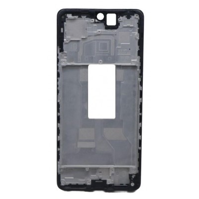 Lcd Frame Middle Chassis For Xiaomi Poco X5 Pro 5g Black By - Maxbhi Com