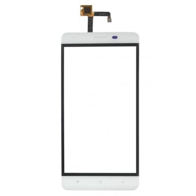 Touch Screen Digitizer For Oukitel K6000 Pro Silver By - Maxbhi Com