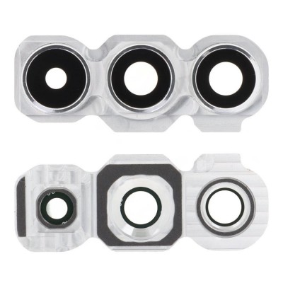 Camera Lens Glass With Frame For Samsung Galaxy A54 White By - Maxbhi Com