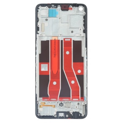 Lcd Frame Middle Chassis For Oppo Reno 4 Se White By - Maxbhi Com