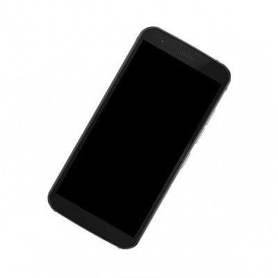 Camera Lens Glass with Frame for Cat S52 Black