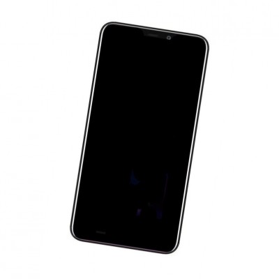 Camera Lens Glass with Frame for Allview Soul X5 Style Black